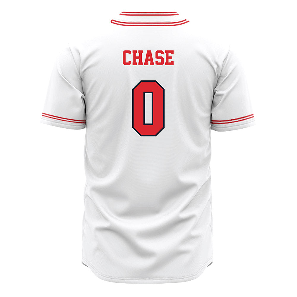 St. Johns - NCAA Baseball : Kyle Chase - White Jersey