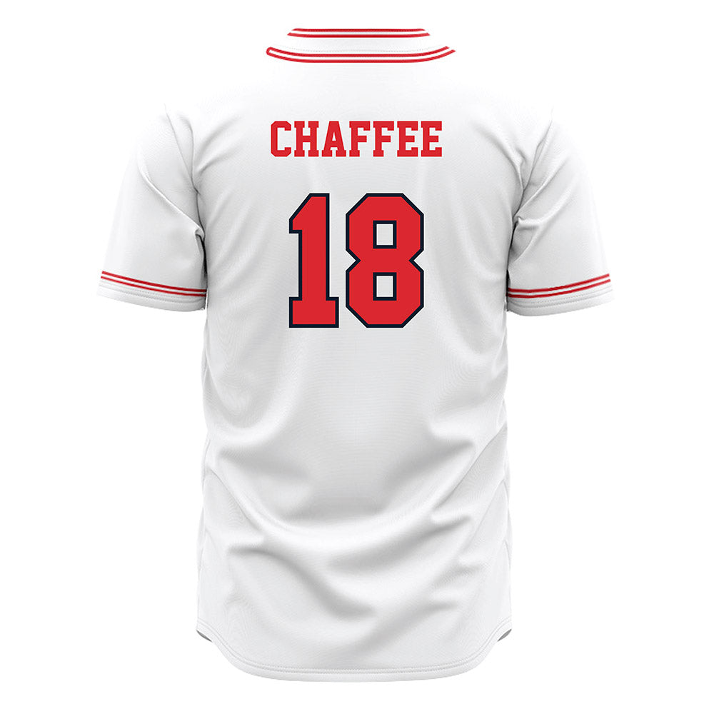 St. Johns - NCAA Baseball : Evan Chaffee - White Jersey