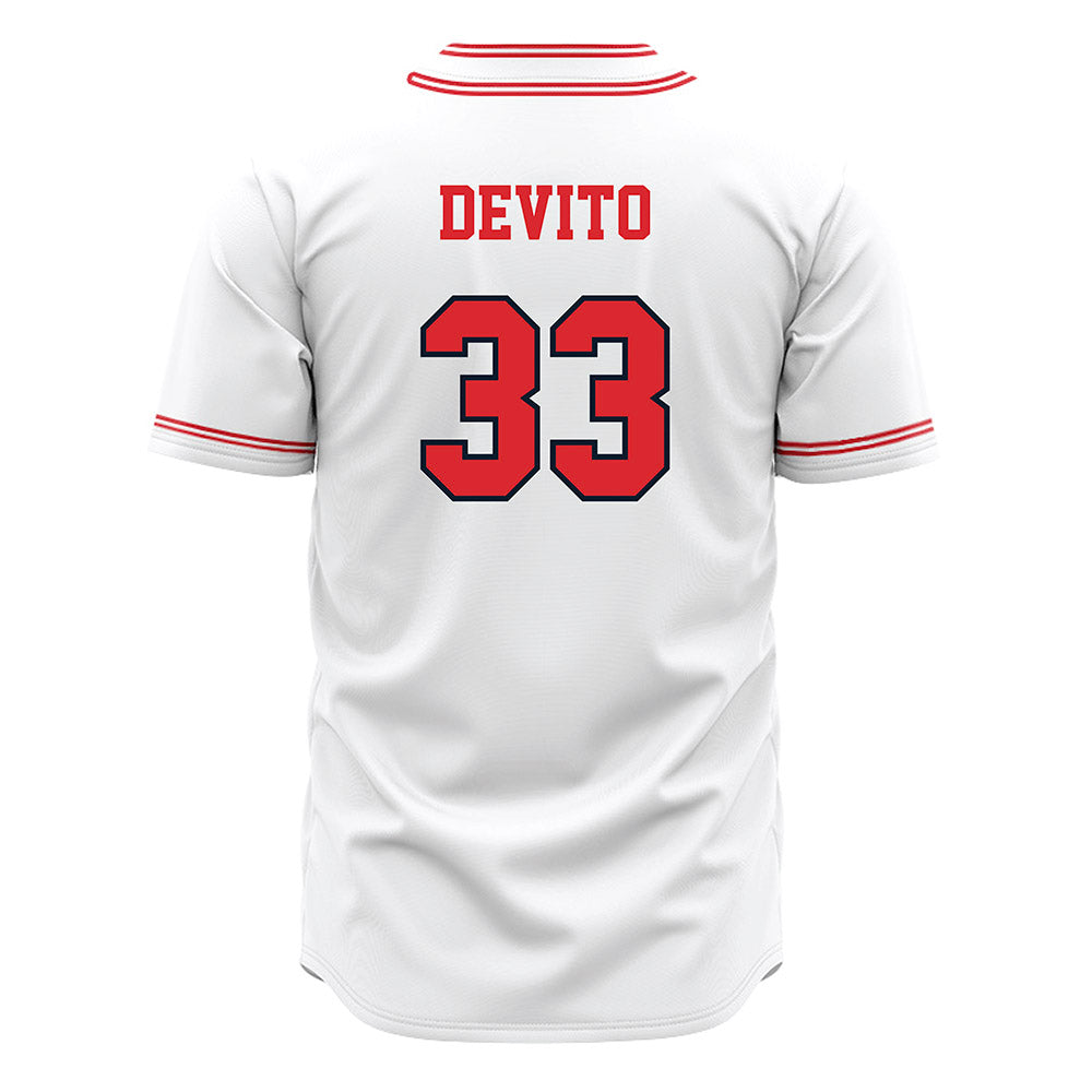 St. Johns - NCAA Baseball : JJ DeVito - White Jersey