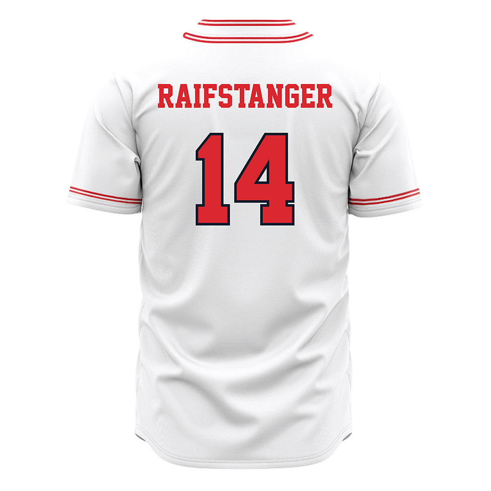 St. Johns - NCAA Baseball : Jayder Raifstanger - White Jersey-1