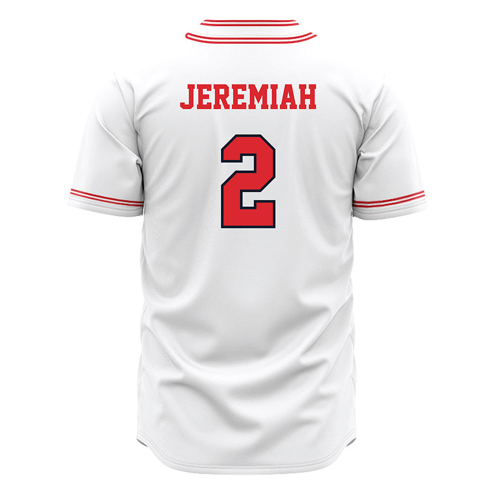 St. Johns - NCAA Baseball : Jace Jeremiah - White Jersey