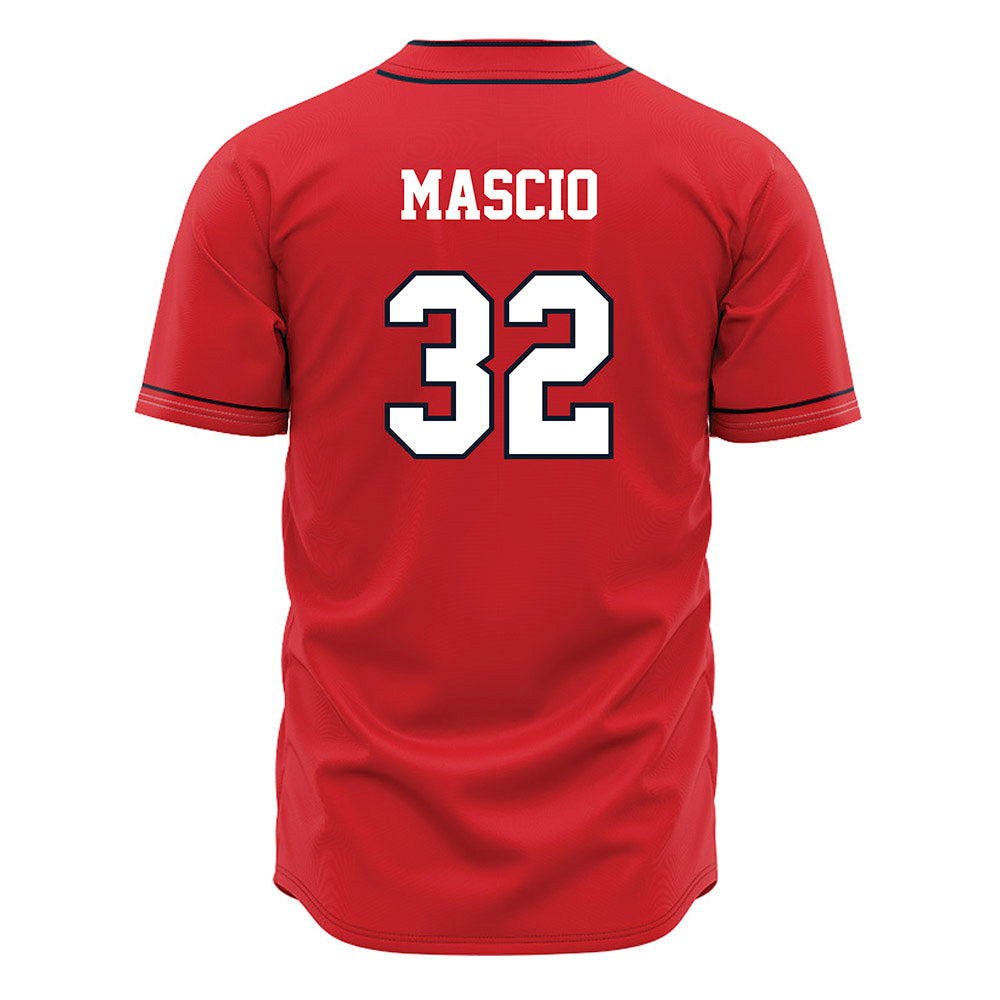 St. Johns - NCAA Baseball : Joseph Mascio - Red Jersey
