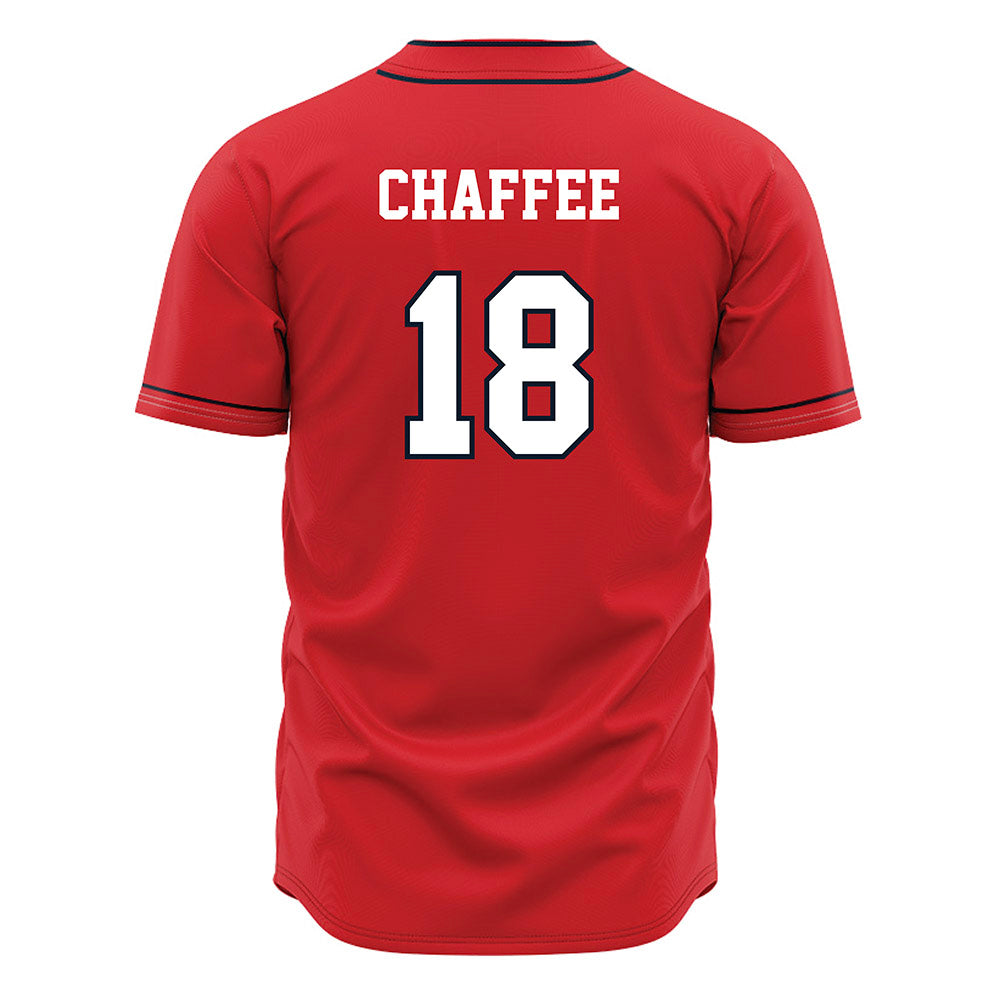St. Johns - NCAA Baseball : Evan Chaffee - Red Jersey