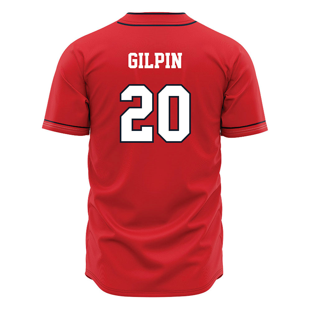 St. Johns - NCAA Baseball : Nicholas Gilpin - Red Jersey-1