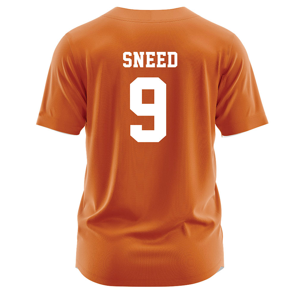 Texas - NCAA Softball : Alisa Sneed - Orange Jersey-1