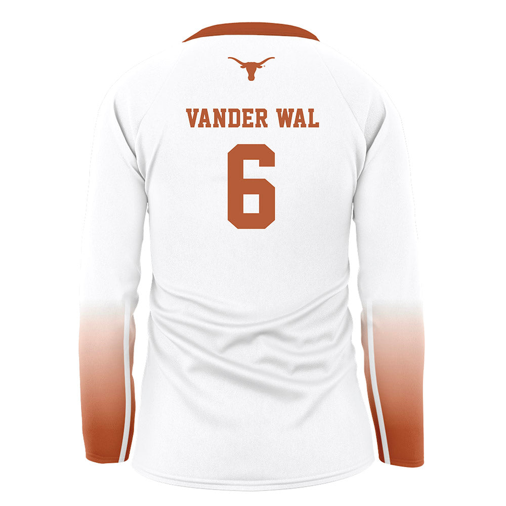 Texas - NCAA Women's Volleyball : Abby Vander Wal - White Volleyball Jersey-1