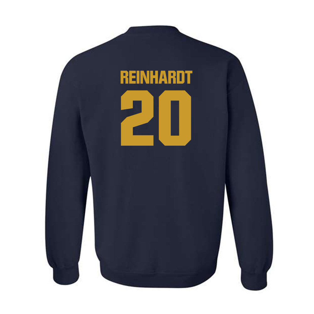 Notre Dame - NCAA Men's Lacrosse : Chris Reinhardt - Classic Fashion Shersey Crewneck Sweatshirt-1