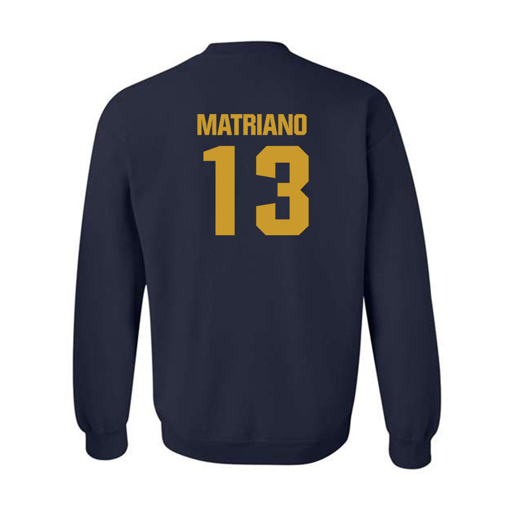 Notre Dame - NCAA Women's Soccer : Delaney Matriano - Classic Fashion Shersey Crewneck Sweatshirt-1