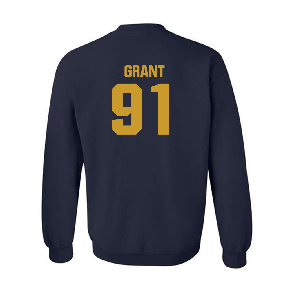 Notre Dame - NCAA Men's Lacrosse : Griffin Grant - Classic Fashion Shersey Crewneck Sweatshirt-1