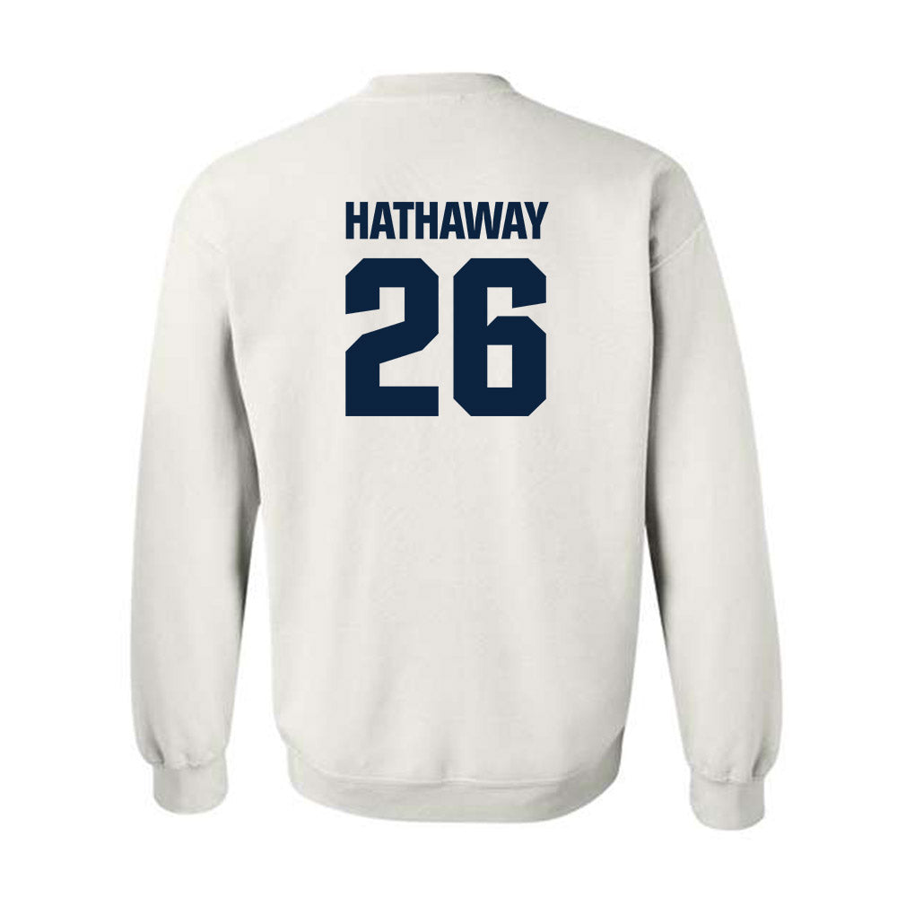 - NCAA Women's Soccer : Melinda Hathaway - Classic Fashion Shersey Crewneck Sweatshirt-1