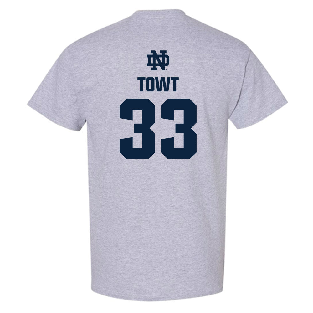 Notre Dame - NCAA Men's Basketball : Carson Towt - Classic Fashion Shersey T-Shirt-1
