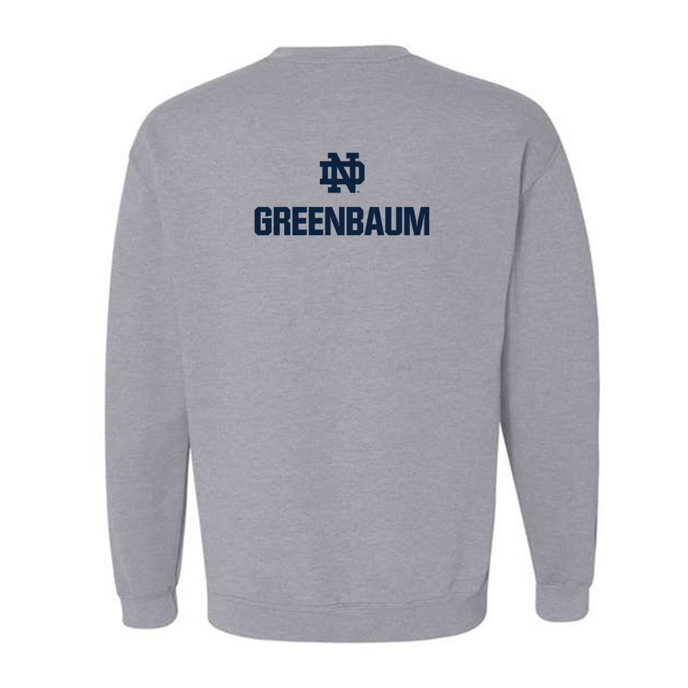 Notre Dame - NCAA Men's Fencing : Ian Greenbaum - Classic Fashion Shersey Crewneck Sweatshirt-1