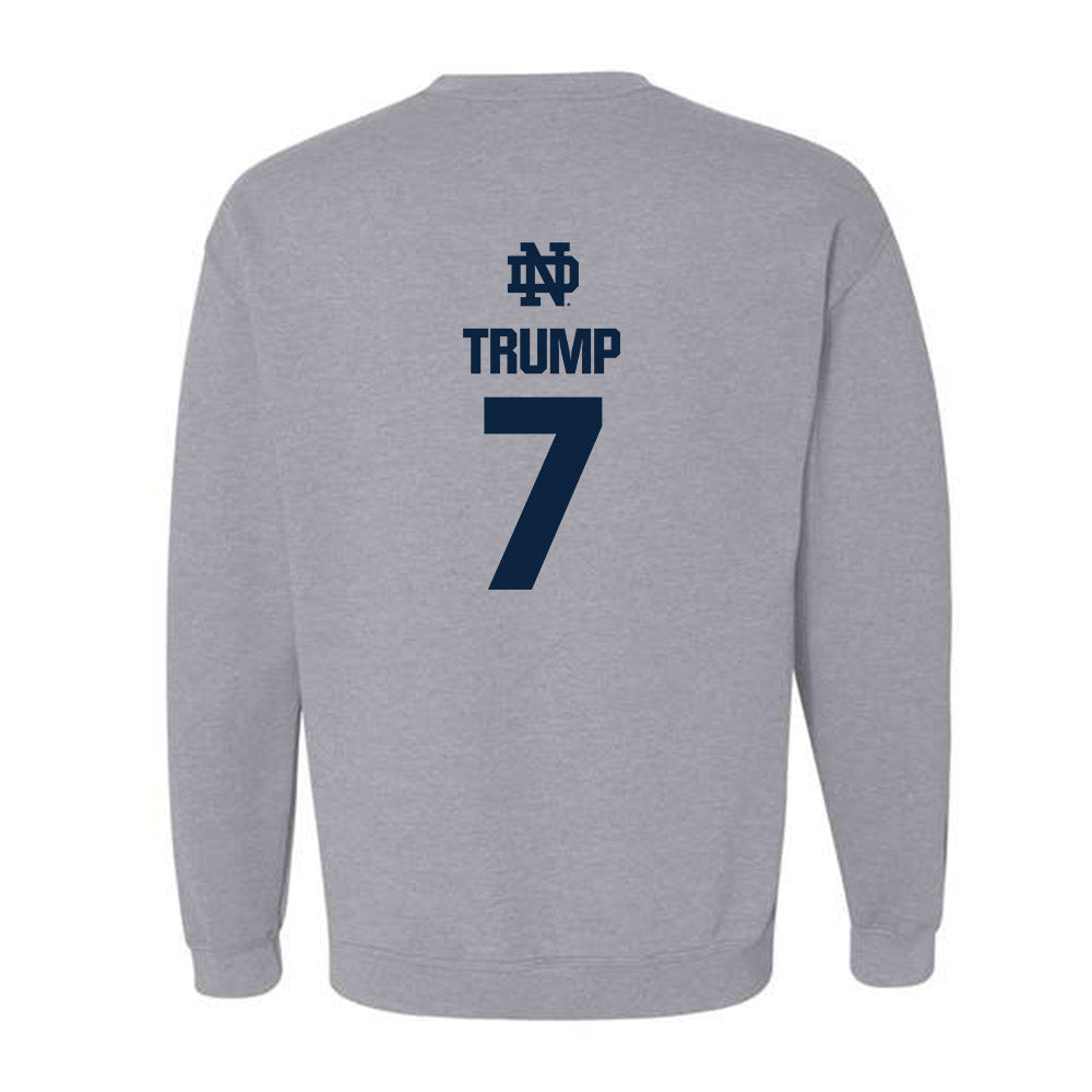 Notre Dame - NCAA Women's Volleyball : Lucy Trump - Classic Fashion Shersey Crewneck Sweatshirt-1