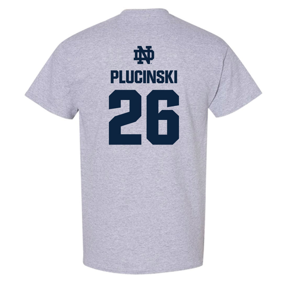 Notre Dame - NCAA Men's Ice Hockey : Zach Plucinski - Classic Fashion Shersey T-Shirt