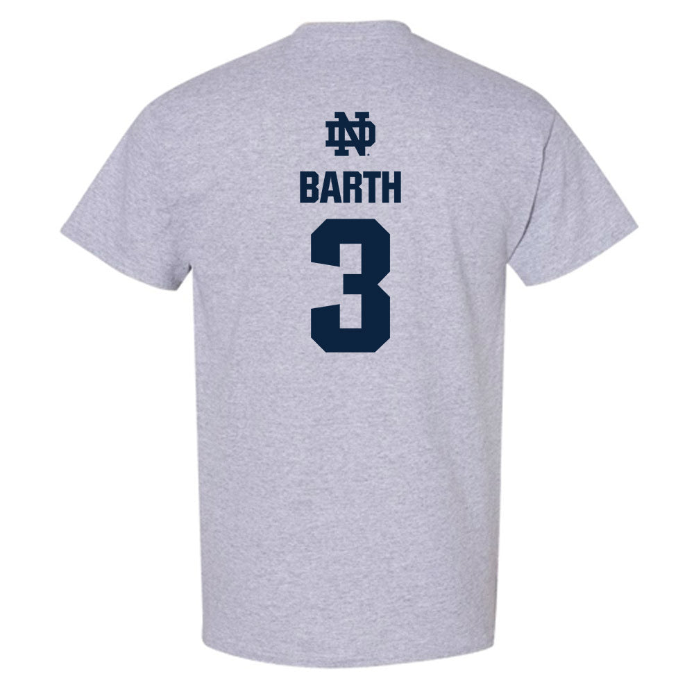 Notre Dame - NCAA Baseball : Mason Barth - Classic Fashion Shersey T-Shirt-1