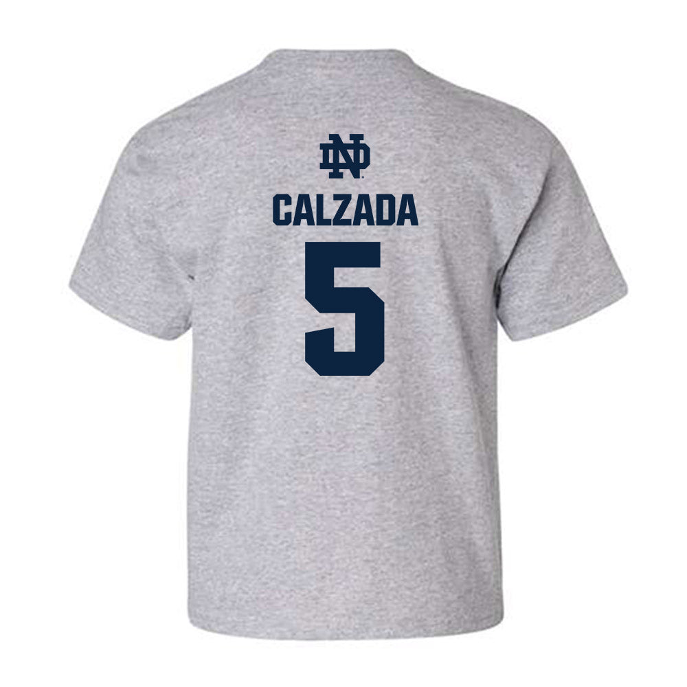 Notre Dame - NCAA Women's Soccer : Carolyn Calzada - Classic Fashion Shersey Youth T-Shirt-1