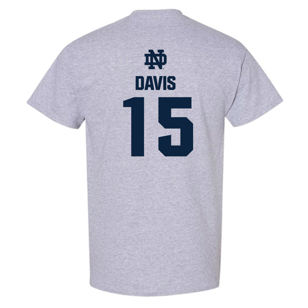 Notre Dame - NCAA Men's Lacrosse : Anderson Davis - Classic Fashion Shersey T-Shirt-1