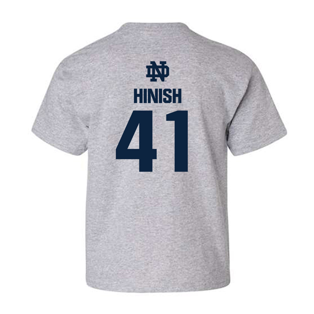 Notre Dame - NCAA Football : Donovan Hinish - Classic Fashion Shersey Youth T-Shirt-1