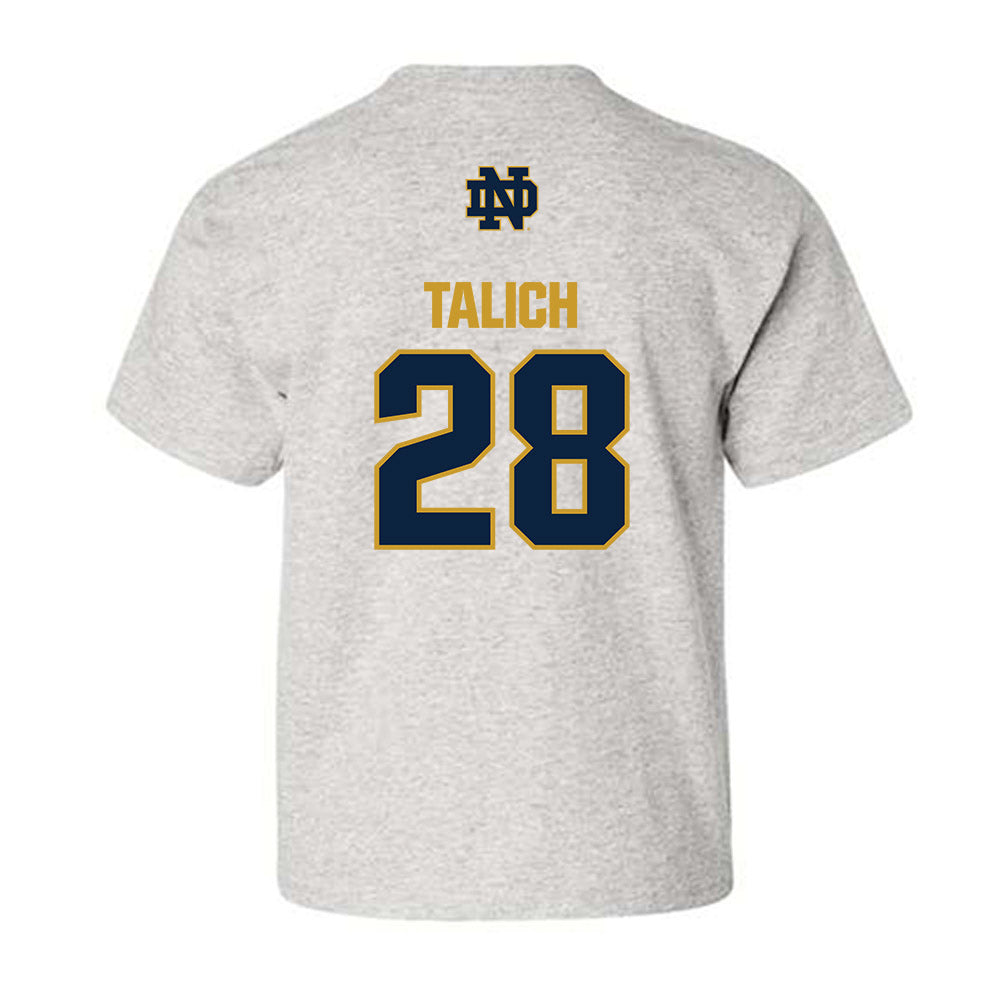 Notre Dame - NCAA Football : Luke Talich - Classic Fashion Shersey Youth T-Shirt-1