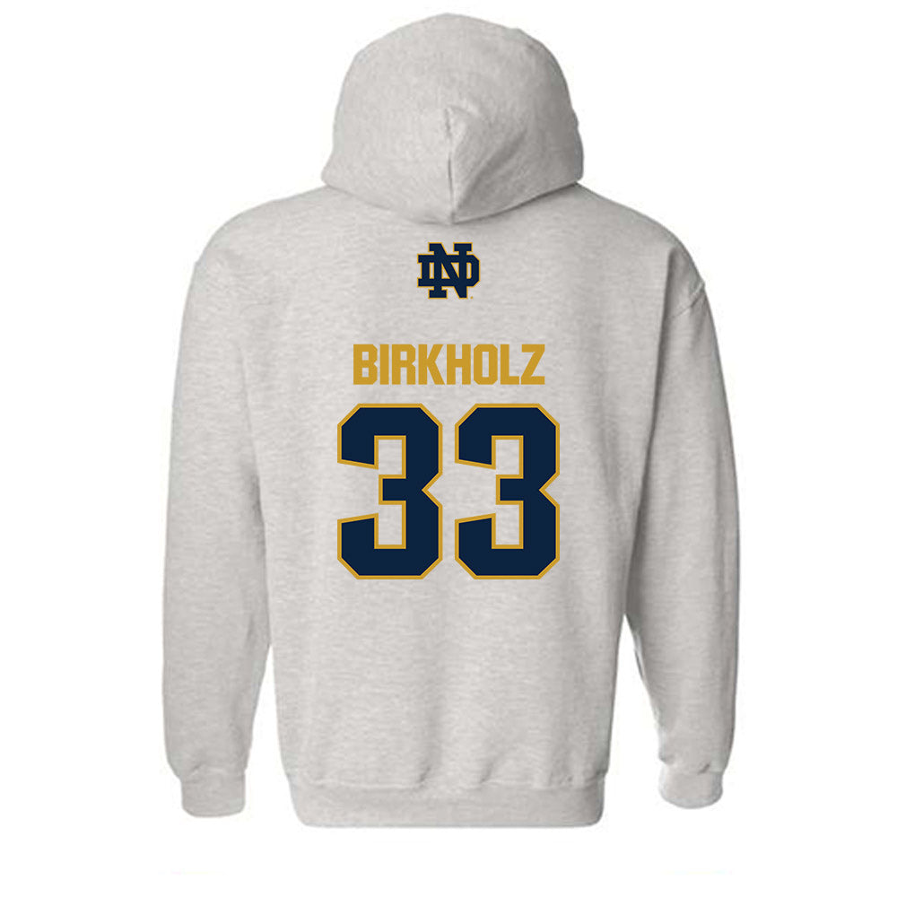 Notre Dame - NCAA Baseball : Radek Birkholz - Classic Fashion Shersey Hooded Sweatshirt