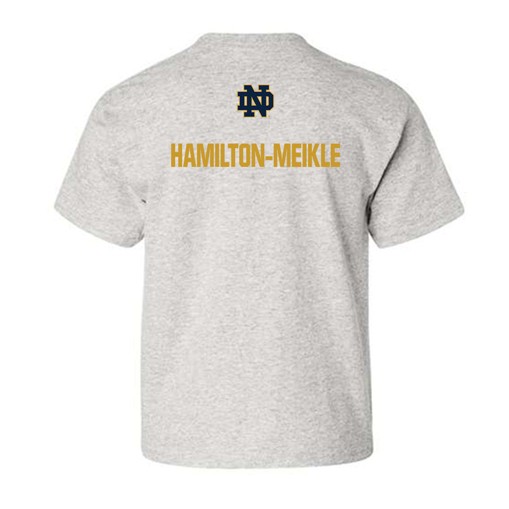 Notre Dame - NCAA Men's Fencing : Jonathan Hamilton-Meikle - Classic Fashion Shersey Youth T-Shirt-1