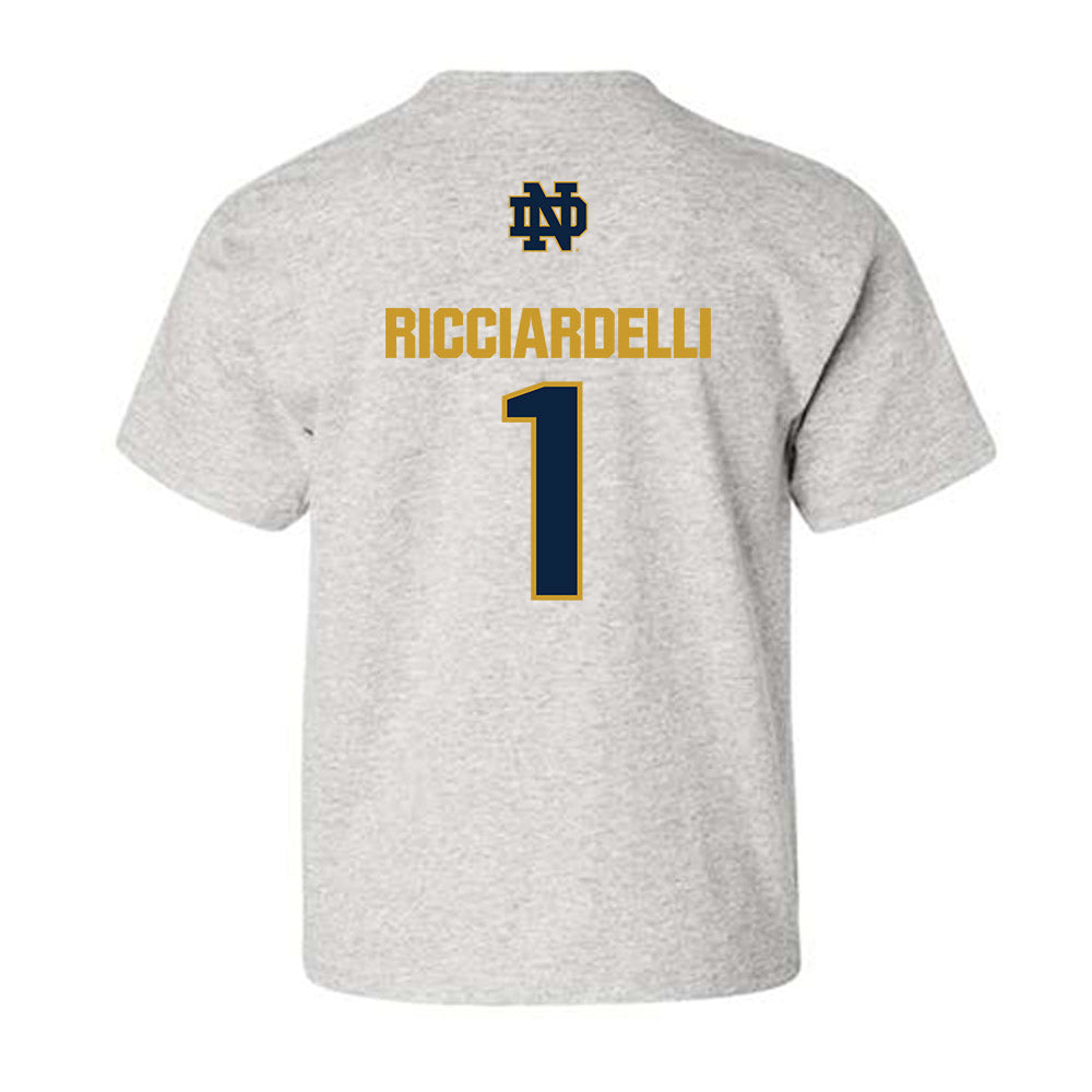 Notre Dame - NCAA Men's Lacrosse : Thomas Ricciardelli - Classic Fashion Shersey Youth T-Shirt-1