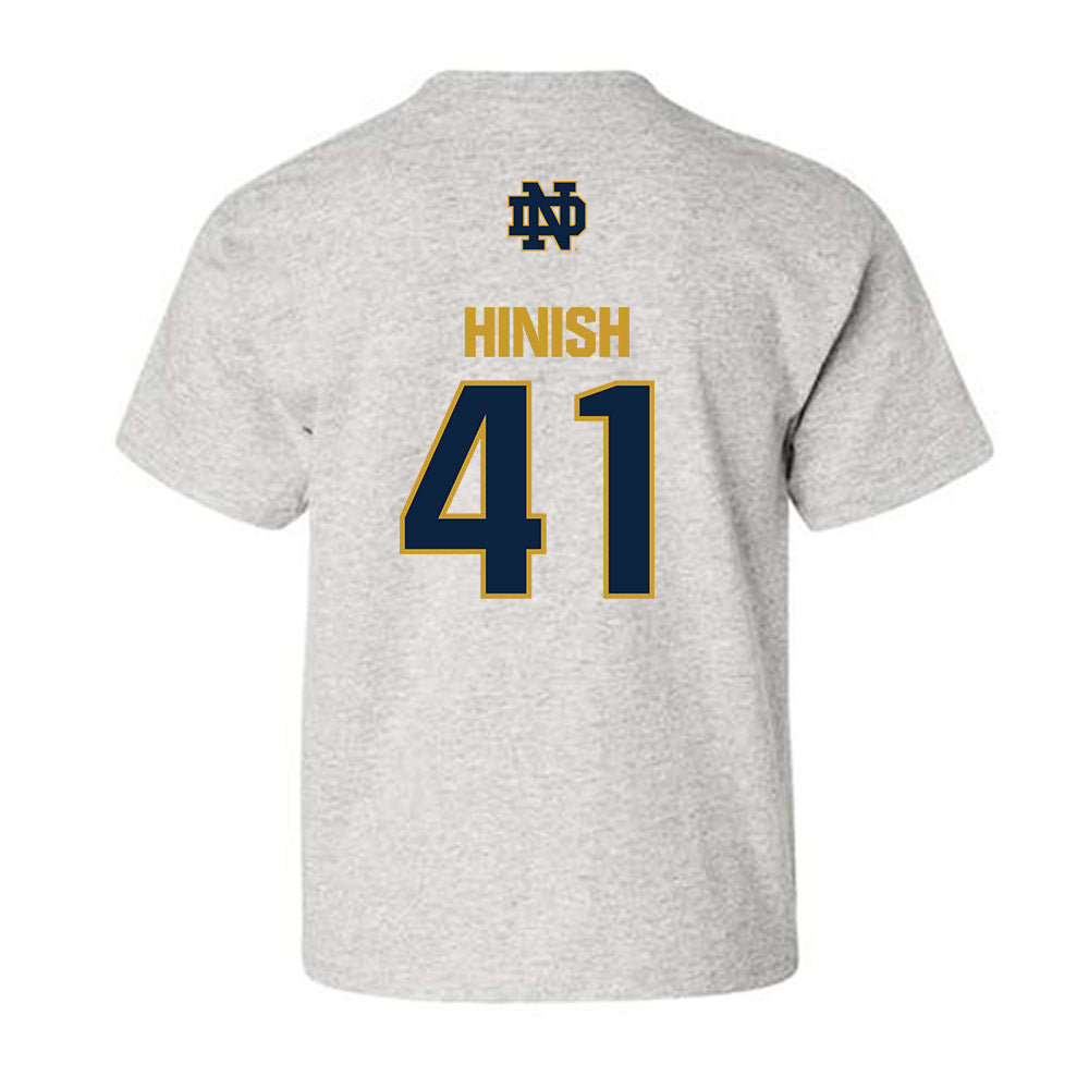 Notre Dame - NCAA Football : Donovan Hinish - Classic Fashion Shersey Youth T-Shirt-1