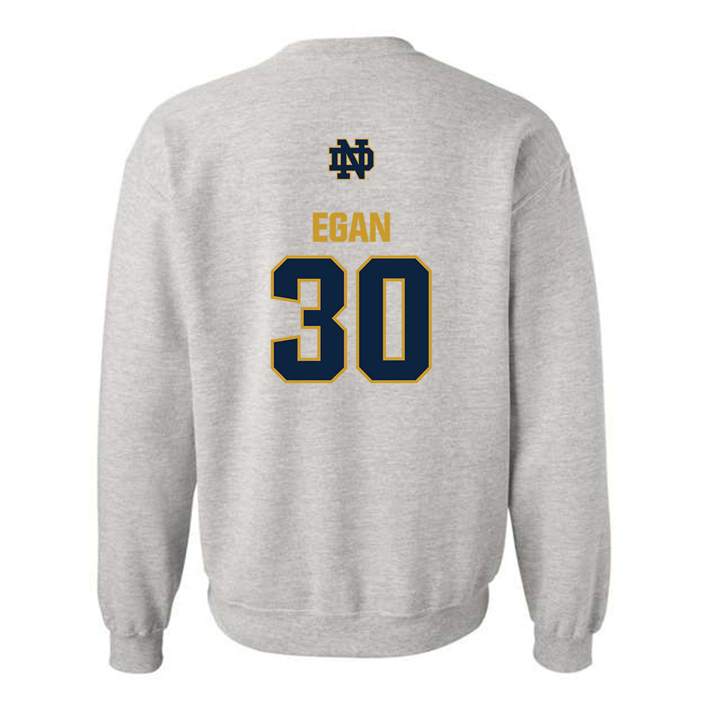 Notre Dame - NCAA Men's Soccer : Liam Egan - Classic Fashion Shersey Crewneck Sweatshirt-1