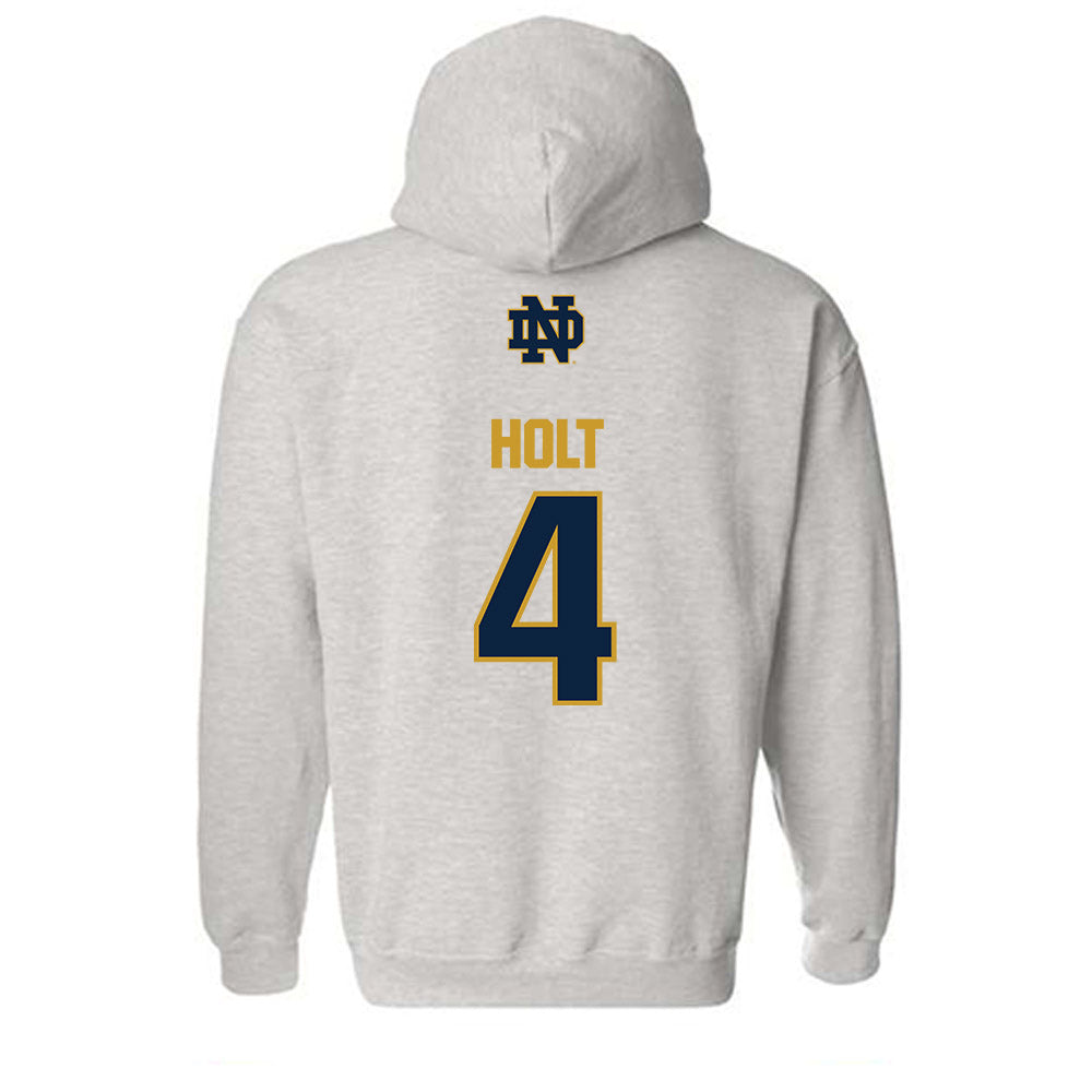 Notre Dame - NCAA Baseball : Jonathan Holt - Classic Fashion Shersey Hooded Sweatshirt