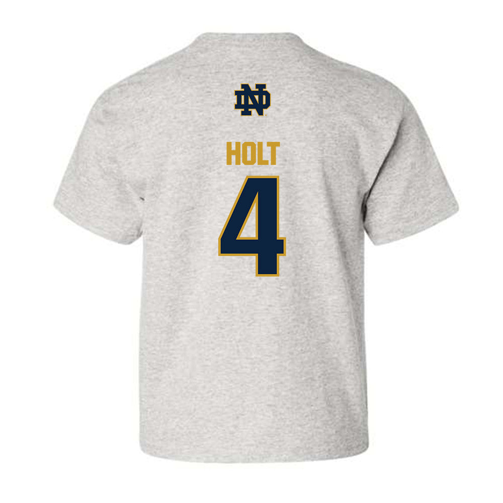 Notre Dame - NCAA Baseball : Jonathan Holt - Classic Fashion Shersey Youth T-Shirt