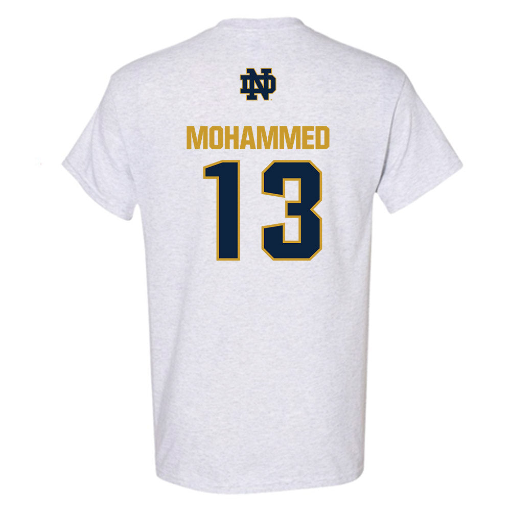 Notre Dame - NCAA Men's Basketball : Sir Mohammed - Classic Fashion Shersey T-Shirt-1