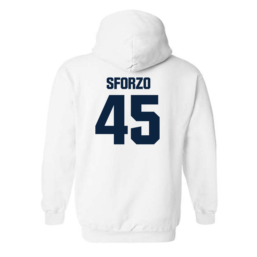 Notre Dame - NCAA Men's Lacrosse : Ryan Sforzo - Classic Fashion Shersey Hooded Sweatshirt-1