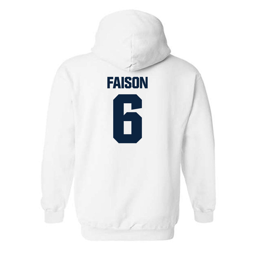 Notre Dame - NCAA Football : Jordan Faison - Classic Fashion Shersey Hooded Sweatshirt-1