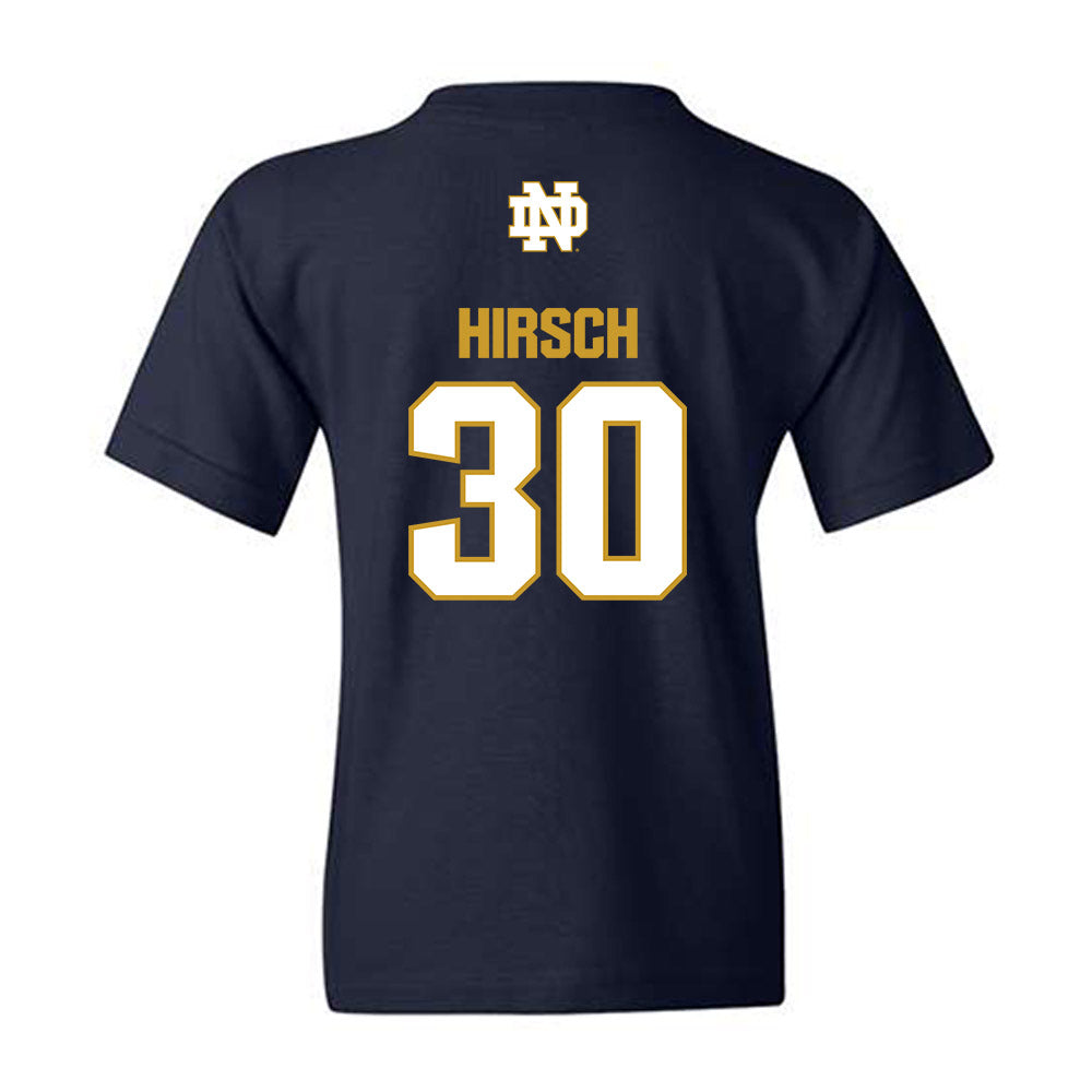 Notre Dame - NCAA Baseball : Xavier Hirsch - Classic Fashion Shersey Youth T-Shirt-1