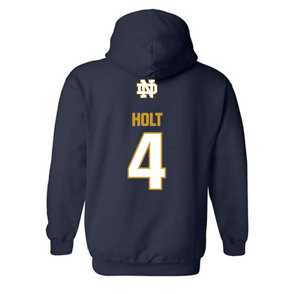 Notre Dame - NCAA Baseball : Jonathan Holt - Classic Fashion Shersey Hooded Sweatshirt