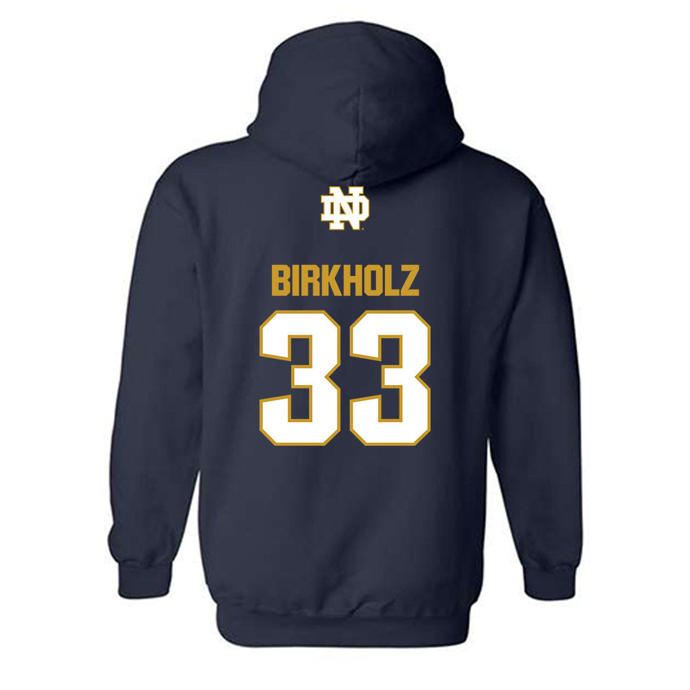 Notre Dame - NCAA Baseball : Radek Birkholz - Classic Fashion Shersey Hooded Sweatshirt