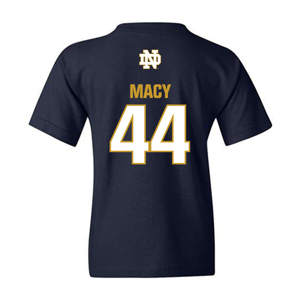 Notre Dame - NCAA Women's Basketball : Leah Macy - Classic Fashion Shersey Youth T-Shirt-1