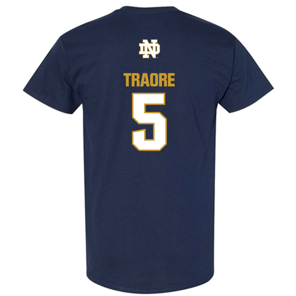 Notre Dame - NCAA Football : Boubacar Traore - Classic Fashion Shersey T-Shirt-1