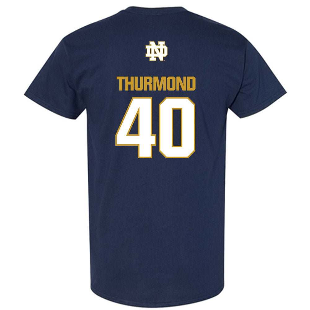 Notre Dame - NCAA Baseball : Eli Thurmond - Classic Fashion Shersey T-Shirt-1