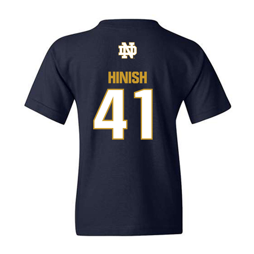Notre Dame - NCAA Football : Donovan Hinish - Classic Fashion Shersey Youth T-Shirt-1