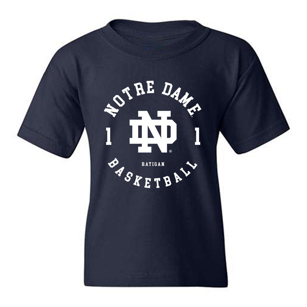 Notre Dame - NCAA Women's Basketball : Kelly Ratigan - Classic Fashion Shersey Youth T-Shirt-0