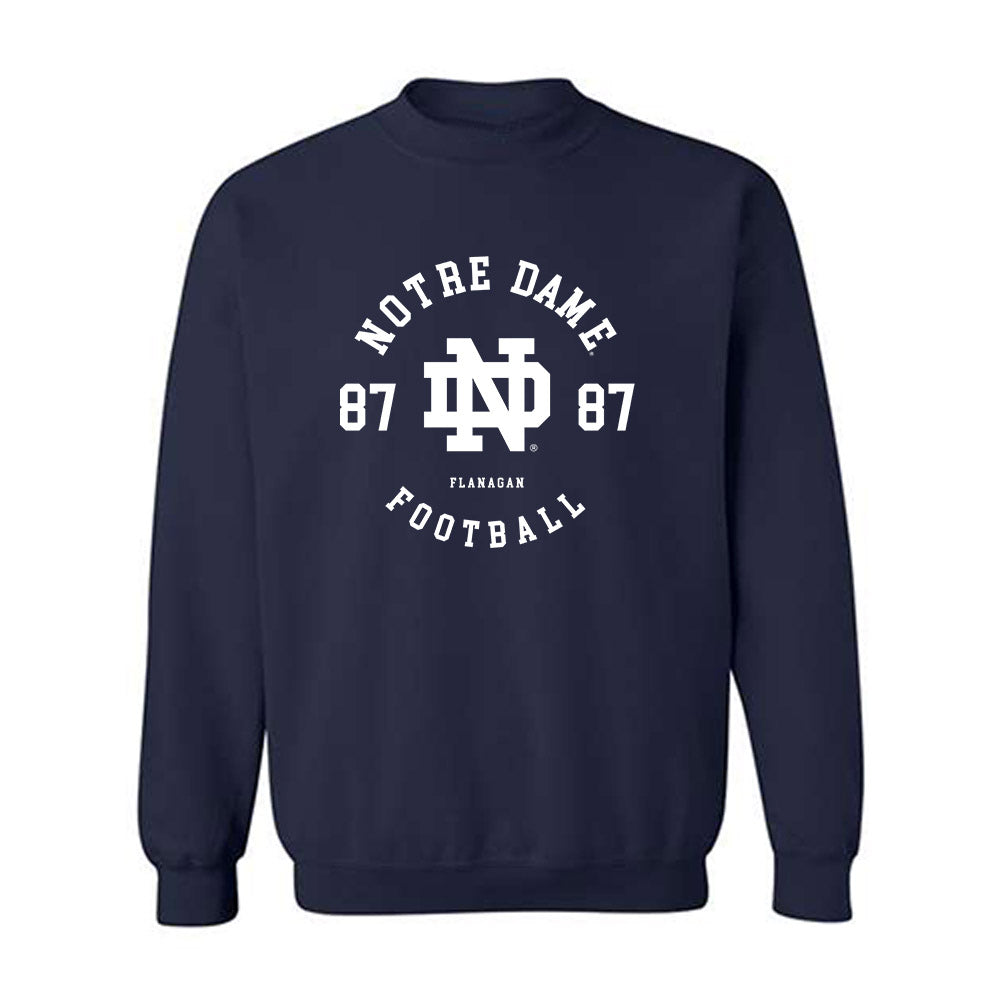 Notre Dame - NCAA Football : Cooper Flanagan - Classic Fashion Shersey Crewneck Sweatshirt-0