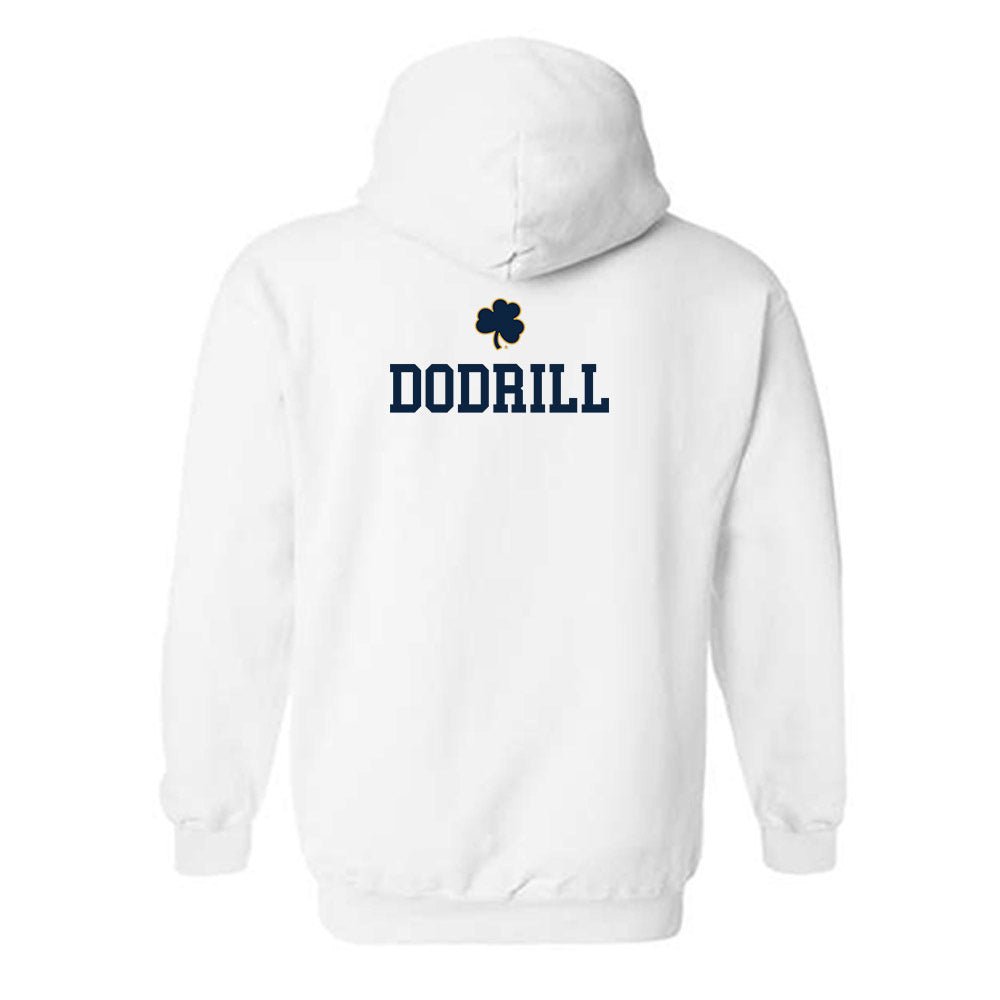 Notre Dame - NCAA Men's Fencing : Grant Dodrill - Classic Shersey Hooded Sweatshirt-1