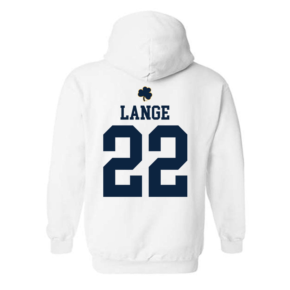Notre Dame - NCAA Women's Volleyball : Ava Lange - Classic Shersey Hooded Sweatshirt-1