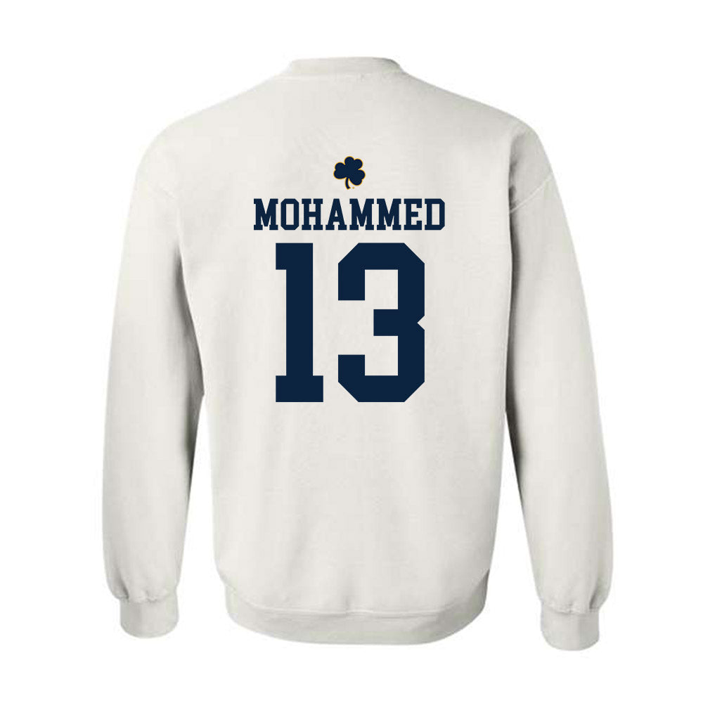 Notre Dame - NCAA Men's Basketball : Sir Mohammed - Classic Shersey Crewneck Sweatshirt-1