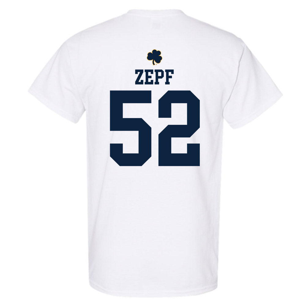 Notre Dame - NCAA Men's Lacrosse : Alex Zepf - Classic Shersey T-Shirt-1
