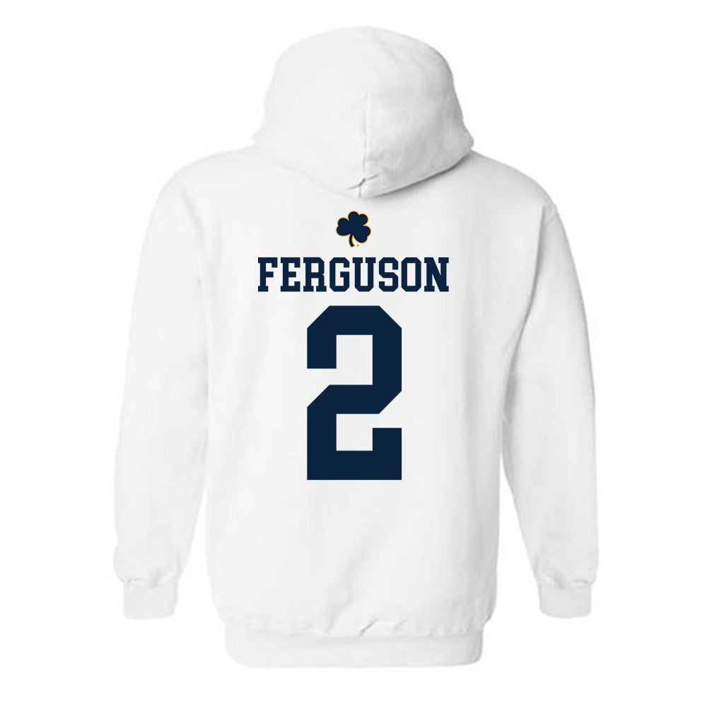 Notre Dame - NCAA Men's Soccer : Mitch Ferguson - Classic Shersey Hooded Sweatshirt-1