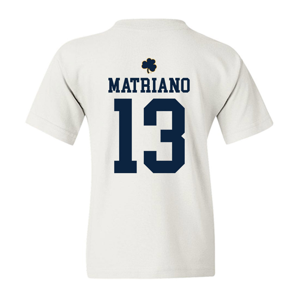 Notre Dame - NCAA Women's Soccer : Delaney Matriano - Classic Shersey Youth T-Shirt-1