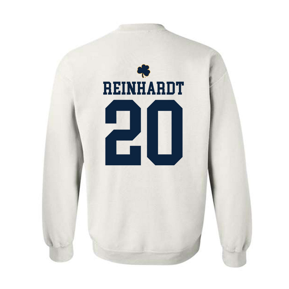 Notre Dame - NCAA Men's Lacrosse : Chris Reinhardt - Classic Shersey Crewneck Sweatshirt-1
