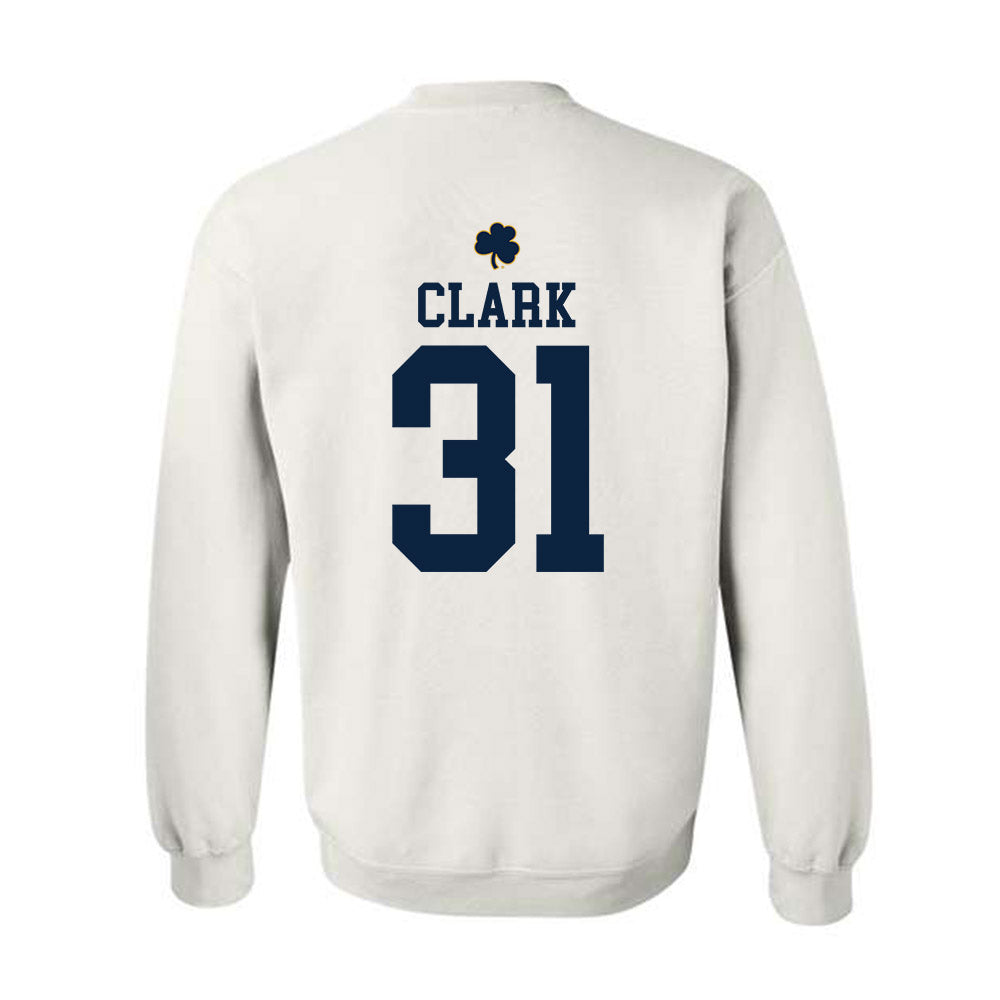 Notre Dame - NCAA Baseball : Evan Clark - Classic Shersey Crewneck Sweatshirt-1